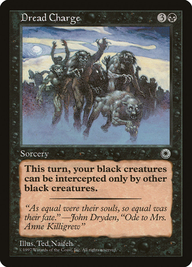 Dread Charge [Portal] Magic: The Gathering