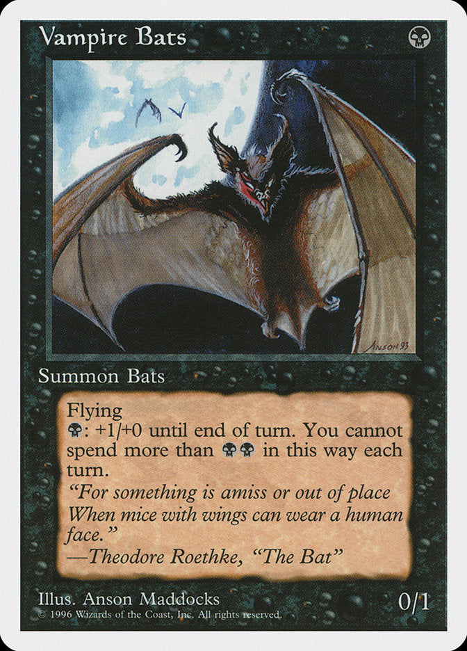 Vampire Bats [Introductory Two-Player Set] Magic: The Gathering