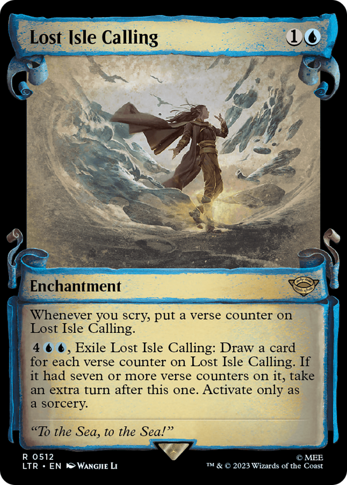 Lost Isle Calling [The Lord of the Rings: Tales of Middle-Earth Showcase Scrolls] Magic: The Gathering