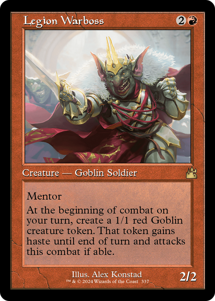 Legion Warboss (Retro Frame) [Ravnica Remastered] Magic: The Gathering
