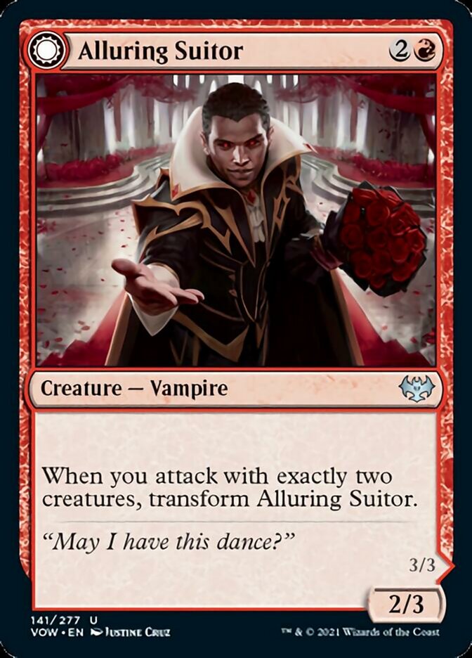 Alluring Suitor // Deadly Dancer [Innistrad: Crimson Vow] Magic: The Gathering
