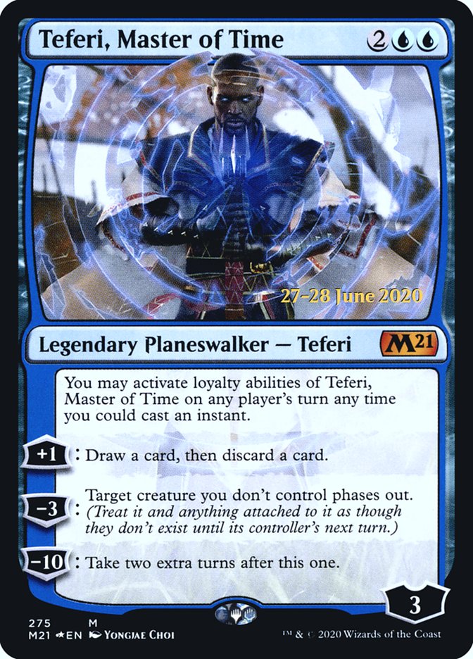Teferi, Master of Time [Core Set 2021 Prerelease Promos] Magic: The Gathering