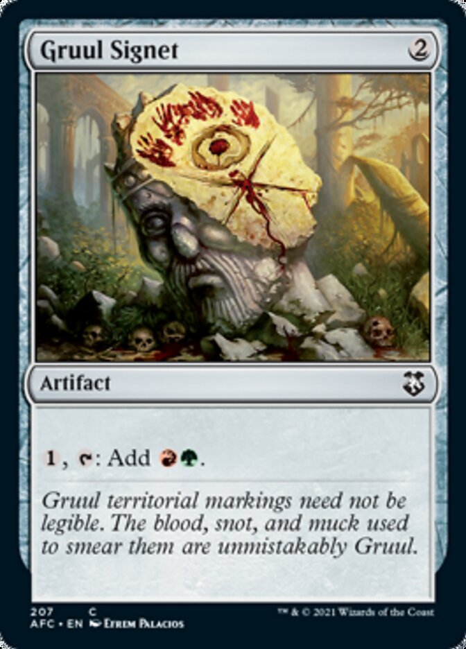 Gruul Signet [Dungeons & Dragons: Adventures in the Forgotten Realms Commander] Magic: The Gathering
