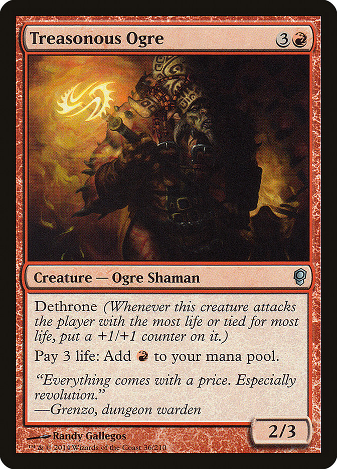 Treasonous Ogre [Conspiracy] Magic: The Gathering