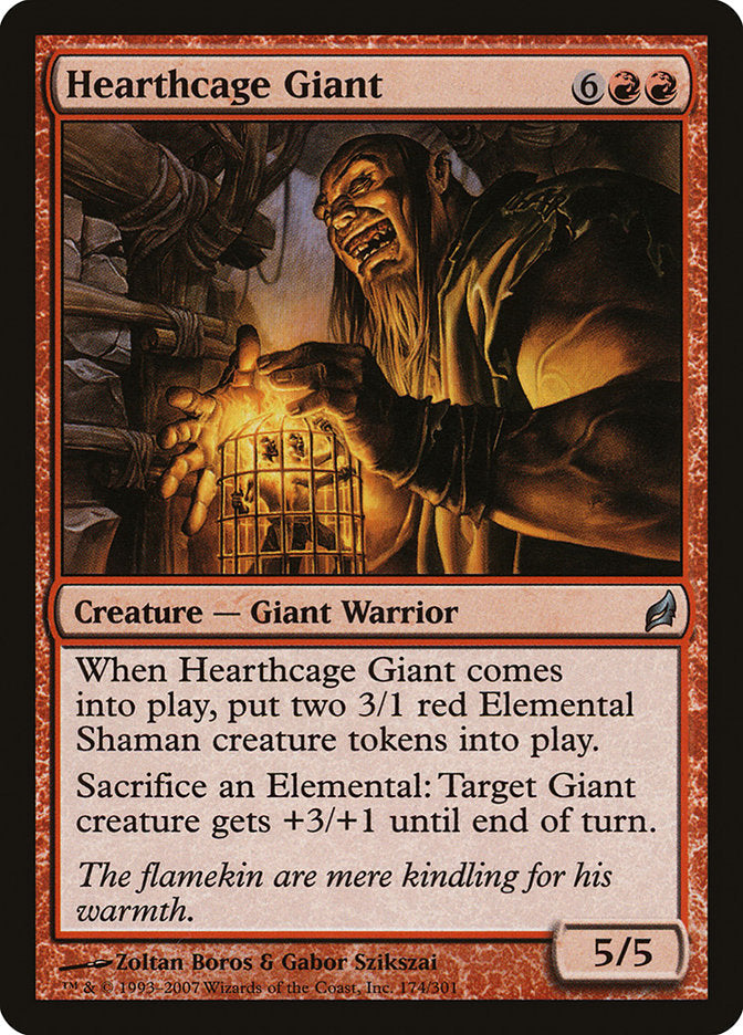 Hearthcage Giant [Lorwyn] Magic: The Gathering