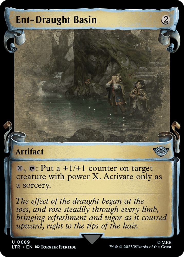 Ent-Draught Basin [The Lord of the Rings: Tales of Middle-Earth Showcase Scrolls] Magic: The Gathering