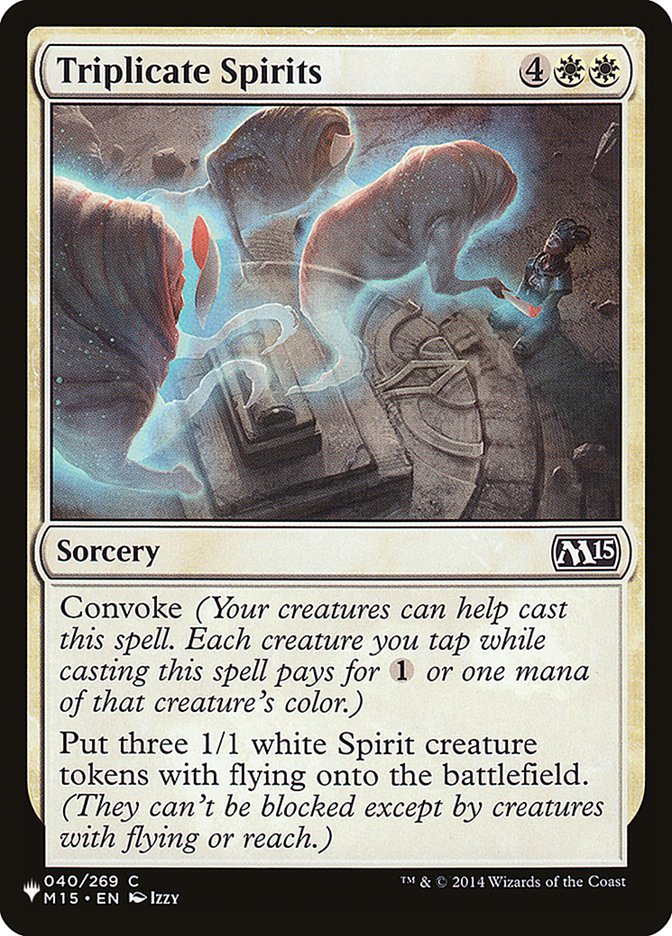Triplicate Spirits [The List] Magic: The Gathering