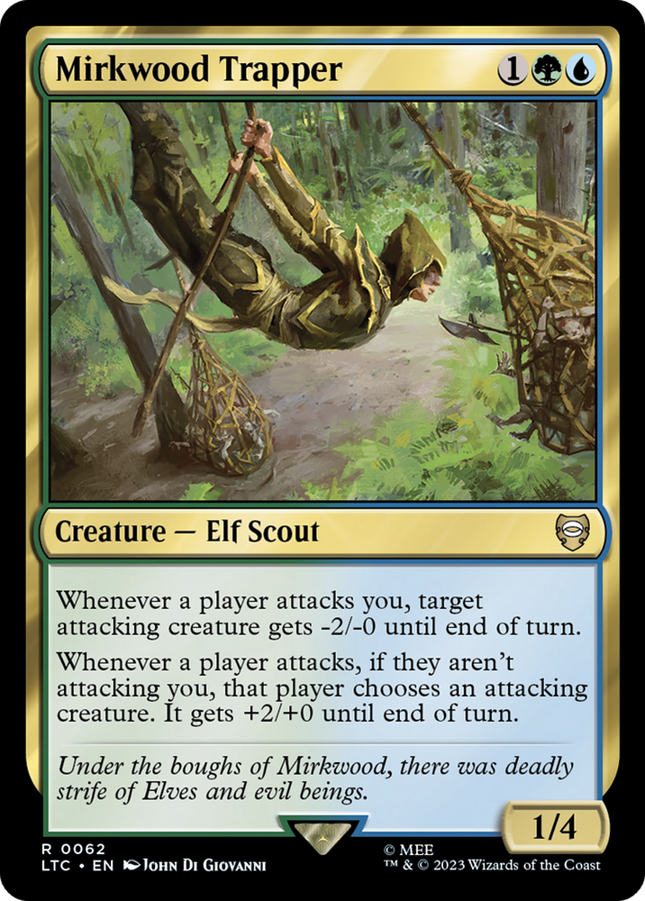Mirkwood Trapper [The Lord of the Rings: Tales of Middle-Earth Commander] Magic: The Gathering