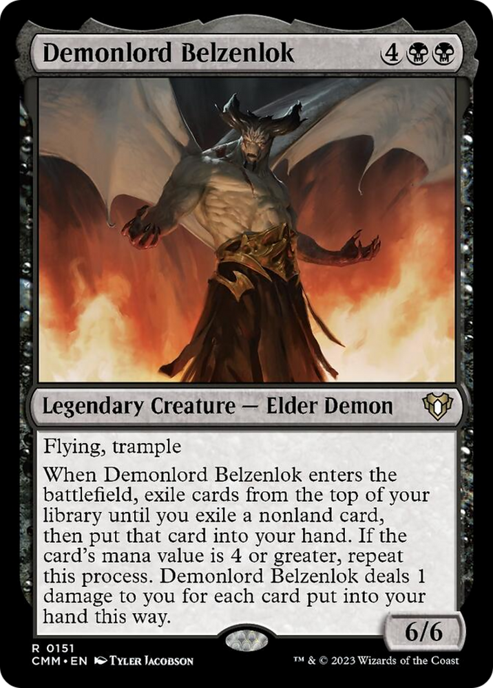 Demonlord Belzenlok [Commander Masters] Magic: The Gathering