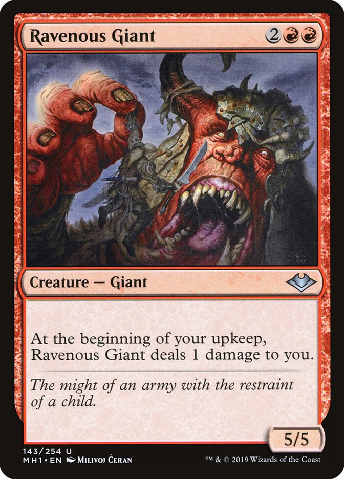 Ravenous Giant [Modern Horizons] Magic: The Gathering