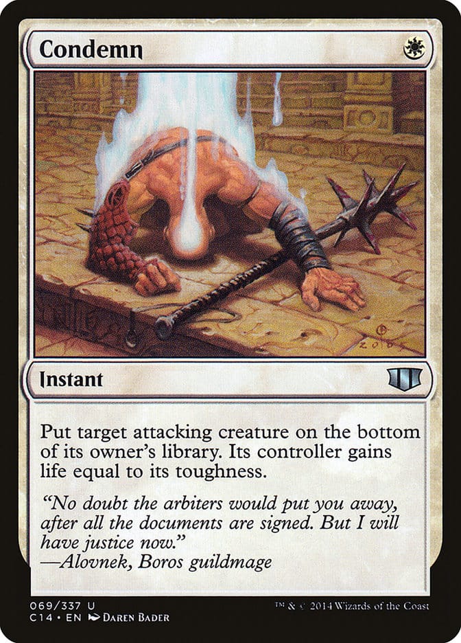 Condemn [Commander 2014] Magic: The Gathering