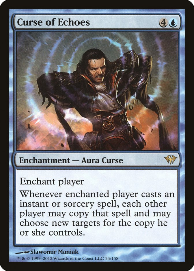 Curse of Echoes [Dark Ascension] Magic: The Gathering