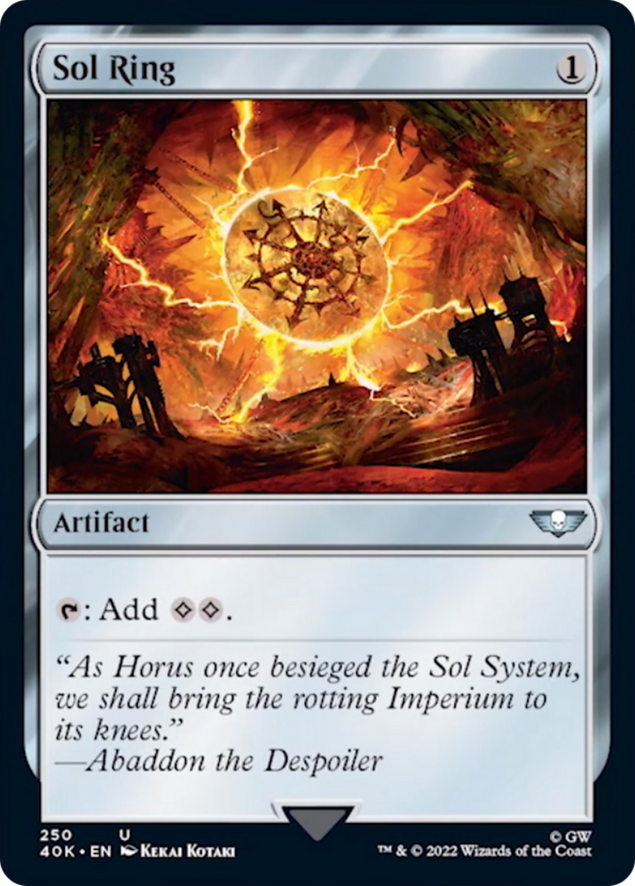 Sol Ring (250) [Warhammer 40,000] Magic: The Gathering