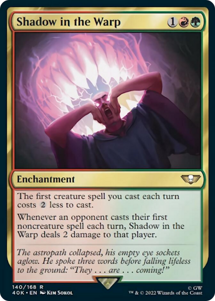 Shadow in the Warp [Warhammer 40,000] Magic: The Gathering