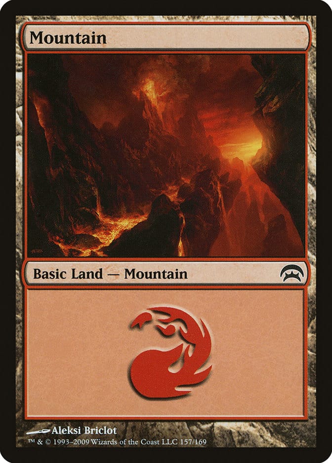 Mountain (157) [Planechase] Magic: The Gathering
