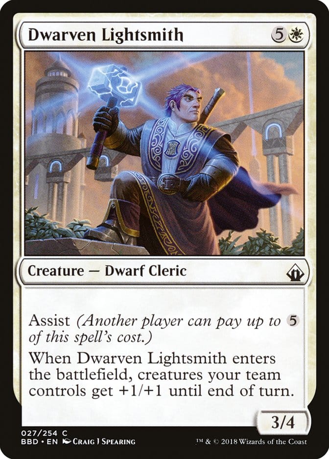 Dwarven Lightsmith [Battlebond] Magic: The Gathering