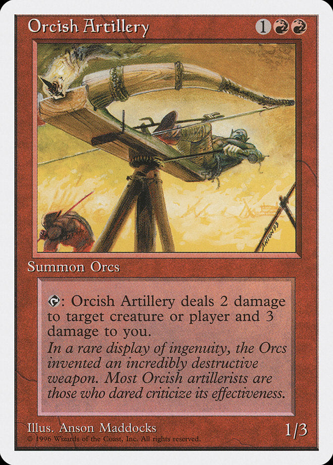 Orcish Artillery [Introductory Two-Player Set] Magic: The Gathering