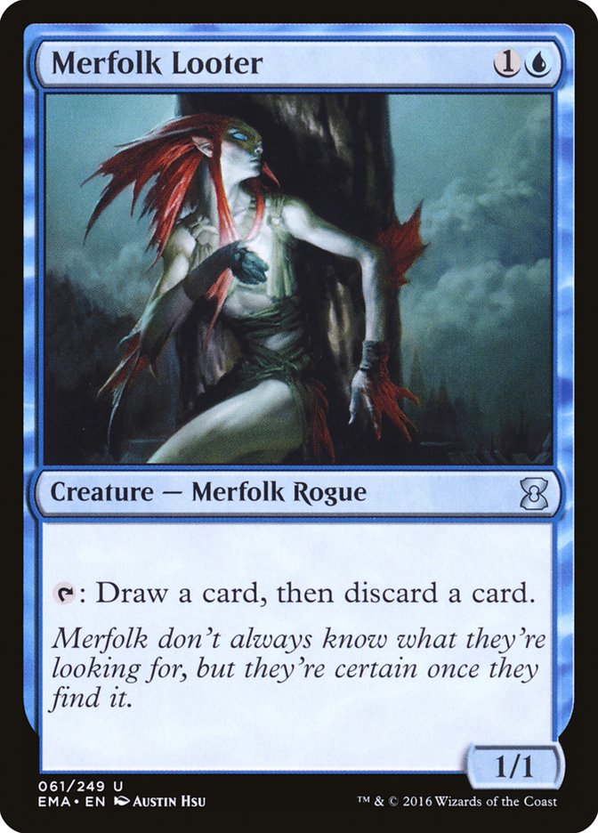 Merfolk Looter [Eternal Masters] Magic: The Gathering