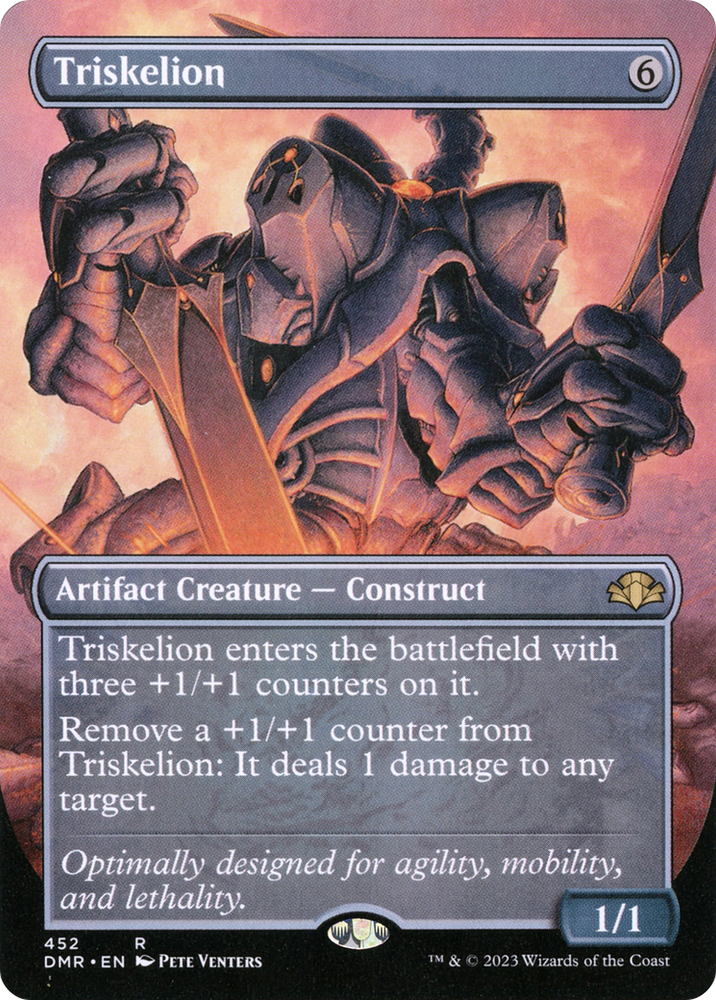 Triskelion (Borderless Alternate Art) [Dominaria Remastered] Magic: The Gathering