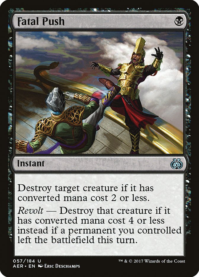 Fatal Push [Aether Revolt] Magic: The Gathering