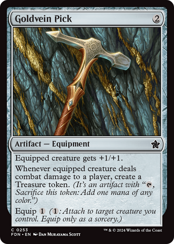 Goldvein Pick [Foundations] Magic: The Gathering