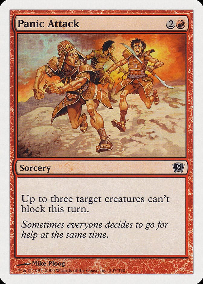 Panic Attack [Ninth Edition] Magic: The Gathering