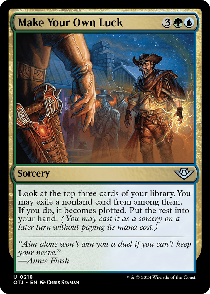Make Your Own Luck [Outlaws of Thunder Junction] Magic: The Gathering