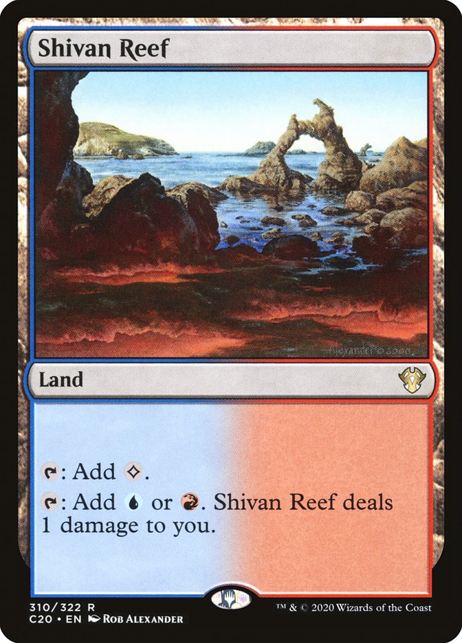 Shivan Reef [Commander 2020] Magic: The Gathering