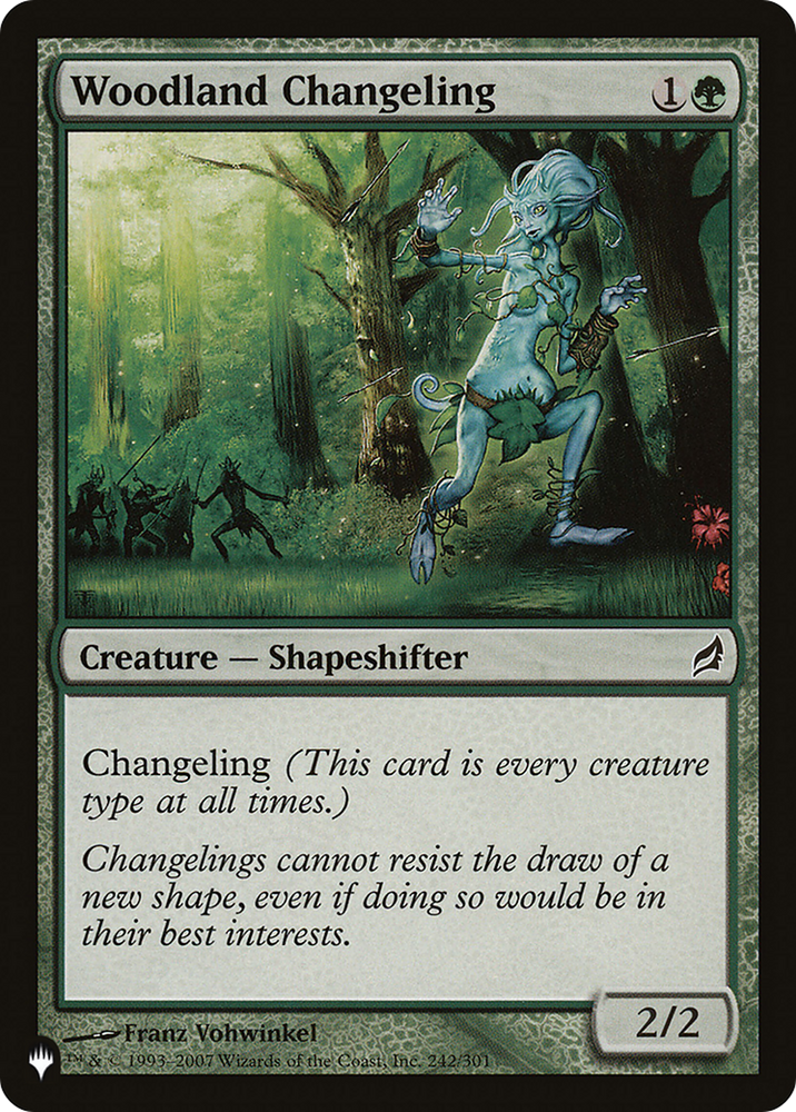 Woodland Changeling [The List] Magic: The Gathering