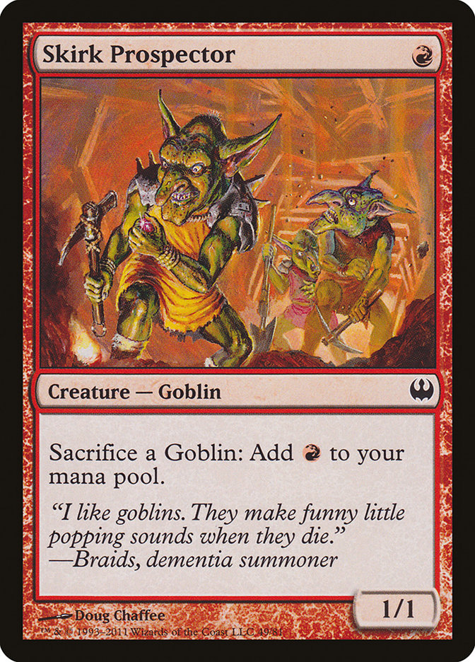 Skirk Prospector [Duel Decks: Knights vs. Dragons] Magic: The Gathering