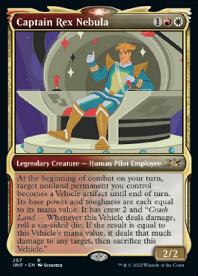 Captain Rex Nebula (Showcase) [Unfinity] Magic: The Gathering