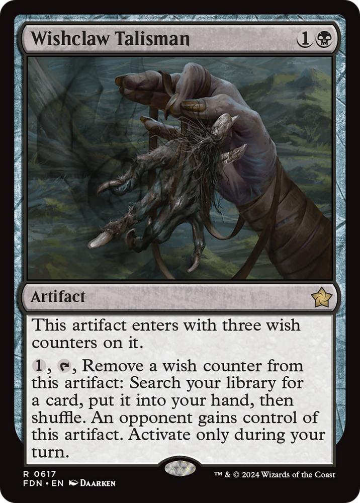 Wishclaw Talisman [Foundations] Magic: The Gathering