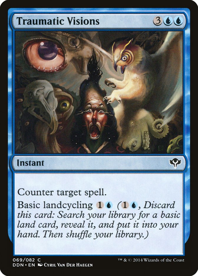 Traumatic Visions [Duel Decks: Speed vs. Cunning] Magic: The Gathering