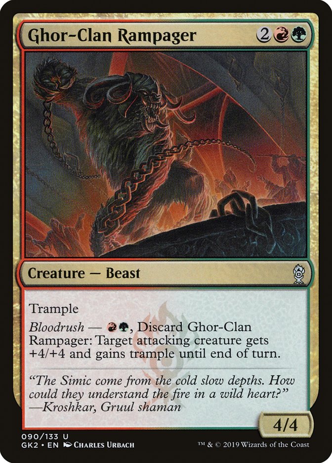 Ghor-Clan Rampager [Ravnica Allegiance Guild Kit] Magic: The Gathering