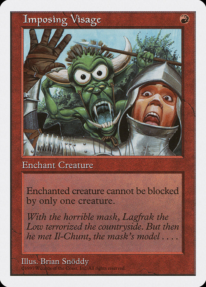 Imposing Visage [Fifth Edition] Magic: The Gathering