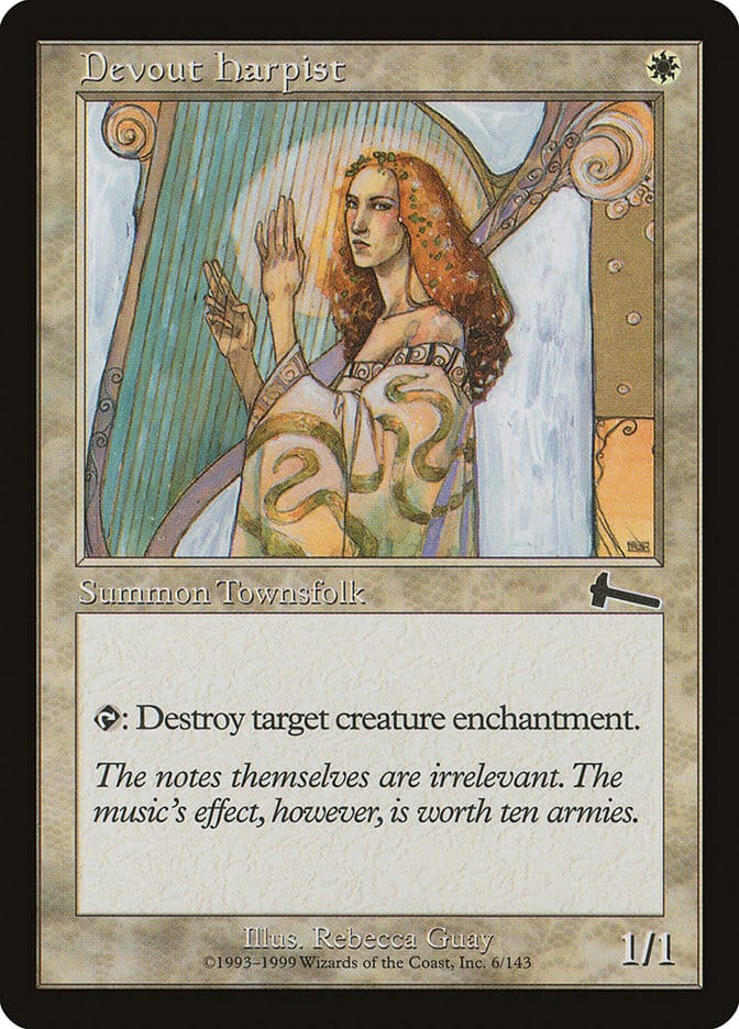 Devout Harpist [Urza's Legacy] Magic: The Gathering