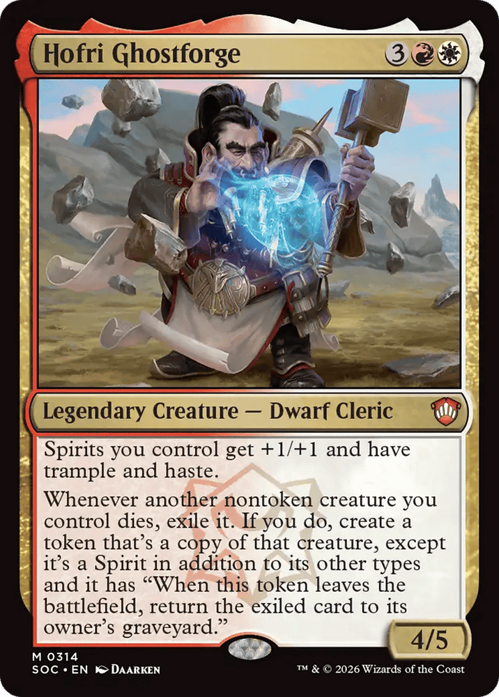 Hofri Ghostforge [Secrets of Strixhaven Commander]