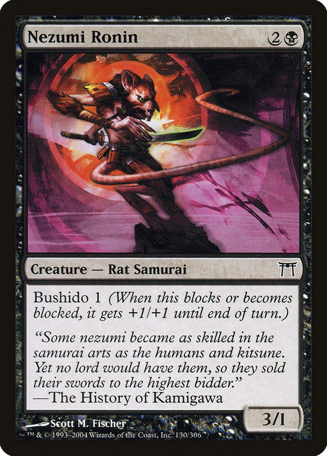Nezumi Ronin [Champions of Kamigawa] Magic: The Gathering