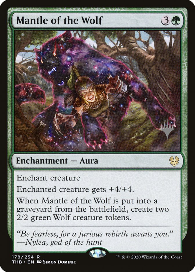 Mantle of the Wolf (Promo Pack) [Theros Beyond Death Promos] Magic: The Gathering