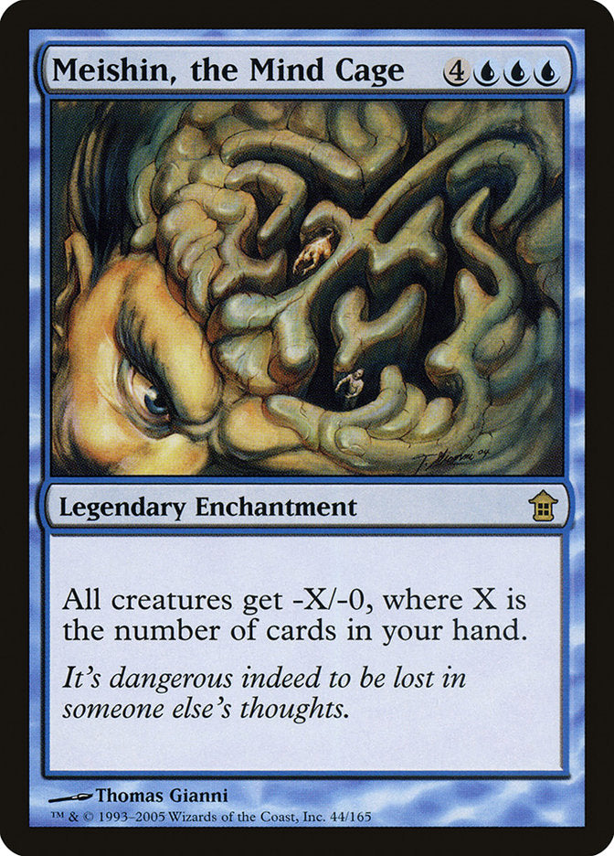 Meishin, the Mind Cage [Saviors of Kamigawa] Magic: The Gathering