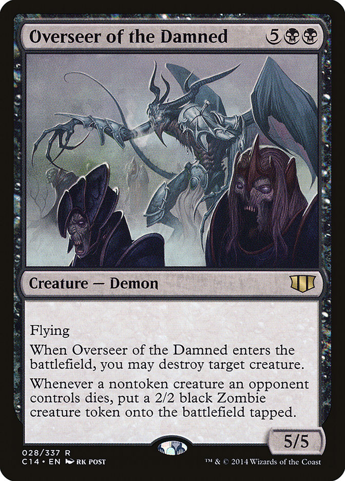 Overseer of the Damned [Commander 2014] Magic: The Gathering