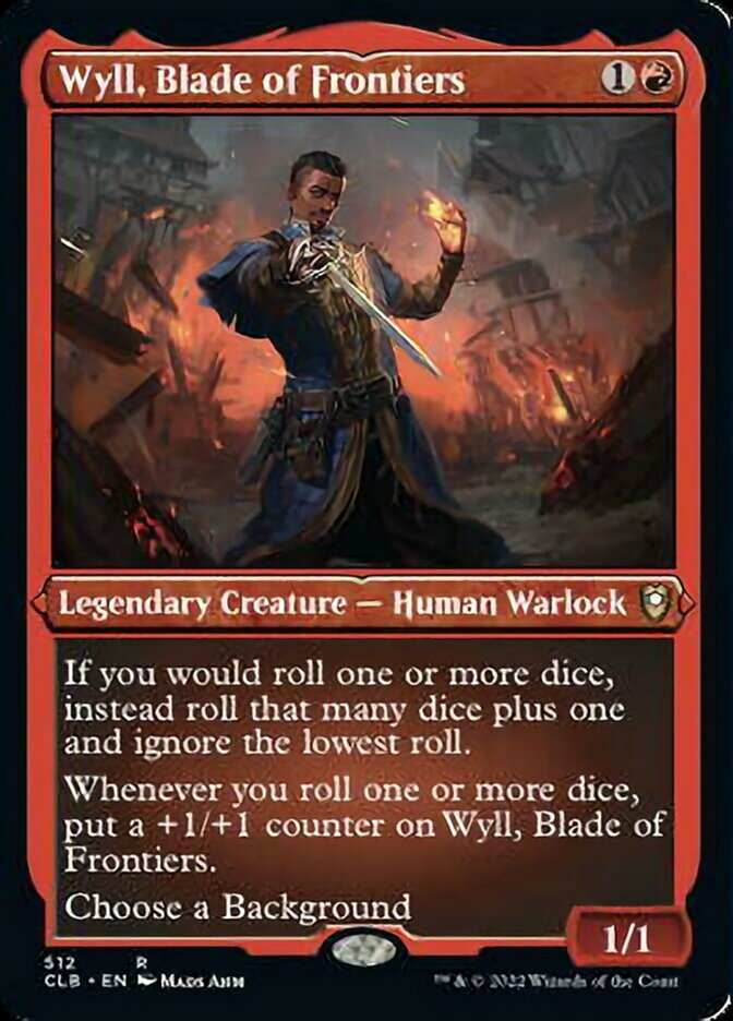 Wyll, Blade of Frontiers (Foil Etched) [Commander Legends: Battle for Baldur's Gate] Magic: The Gathering