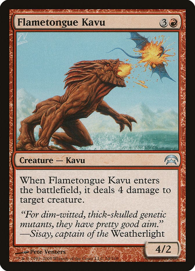 Flametongue Kavu [Planechase] Magic: The Gathering