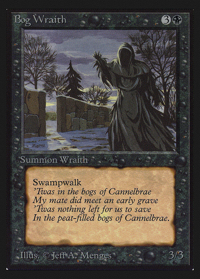 Bog Wraith [International Collectors' Edition] Magic: The Gathering