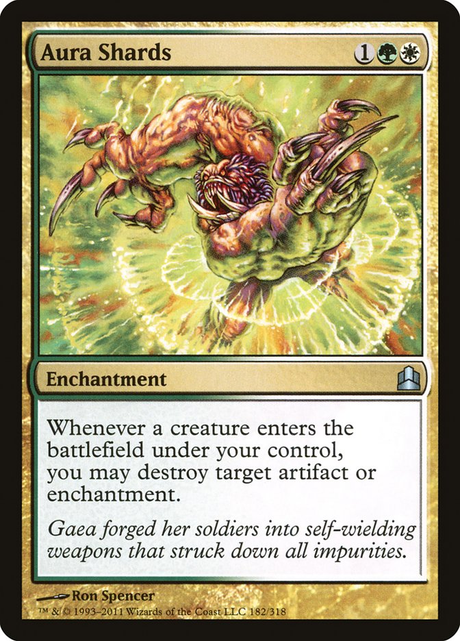 Aura Shards [Commander 2011] Magic: The Gathering