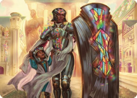 Guardian of New Benalia Art Card [Dominaria United Art Series] Magic: The Gathering