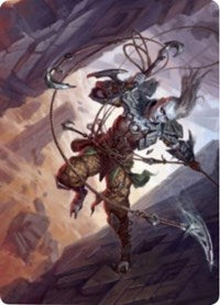 Akiri, Fearless Voyager Art Card [Zendikar Rising Art Series] Magic: The Gathering