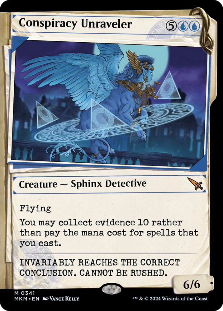 Conspiracy Unraveler (Showcase) [Murders at Karlov Manor] Magic: The Gathering