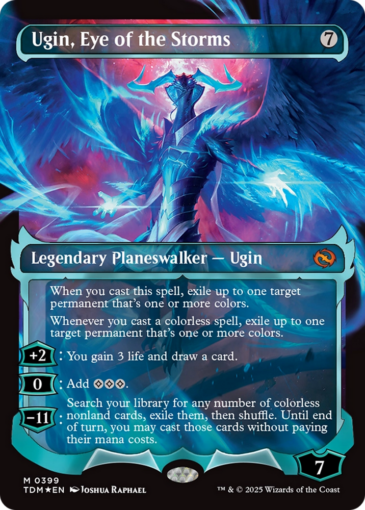 Ugin, Eye of the Storms (Showcase) [Tarkir: Dragonstorm] Magic: The Gathering
