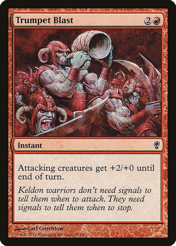 Trumpet Blast [Conspiracy] Magic: The Gathering